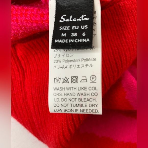 Pre-Owned, Red and Pink Zebra Print Sweater - Picture 6 of 7